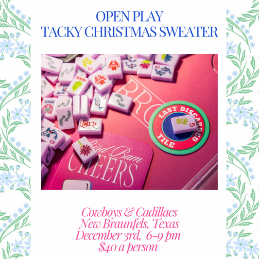Tacky Christmas Sweater New Braunfels Open Play - Dec. 3rd